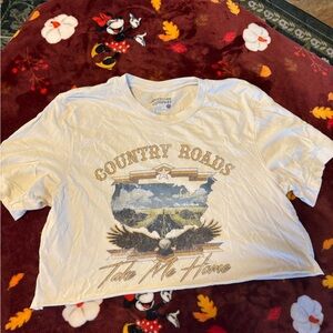 American Highway White T-Shirt